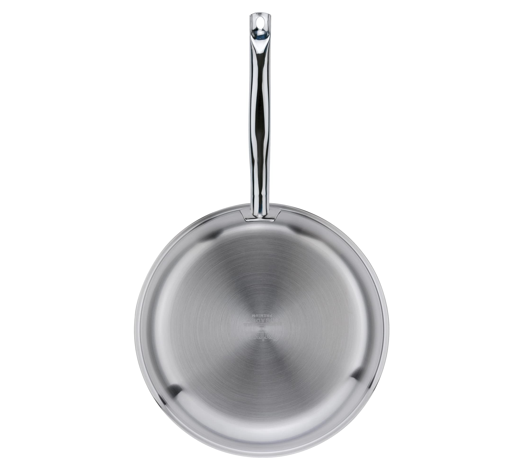 Spring Brigade Premium 0414856032 - Padella in acciaio inox, colore: argento, 5,5 x 35 x 58 cm