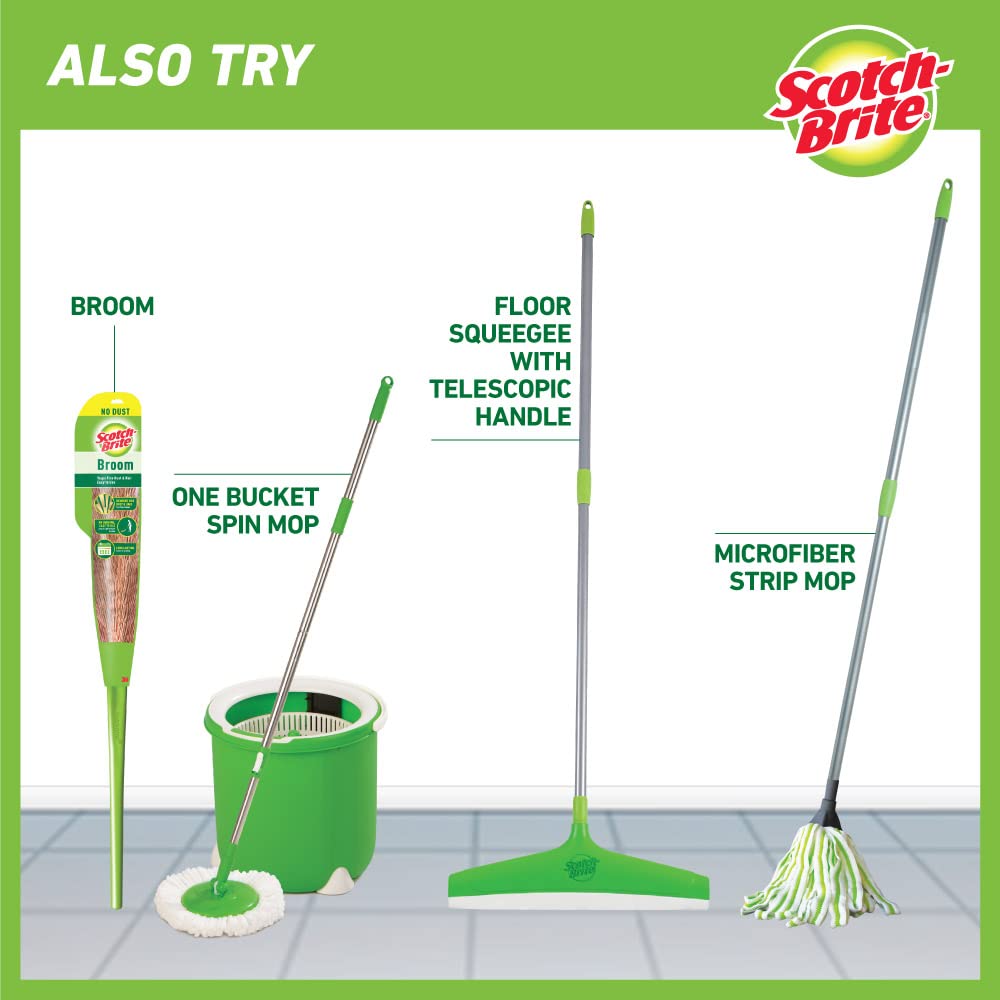 Scotch-Brite Microfiber Mop - Hands Free Cleaning -6