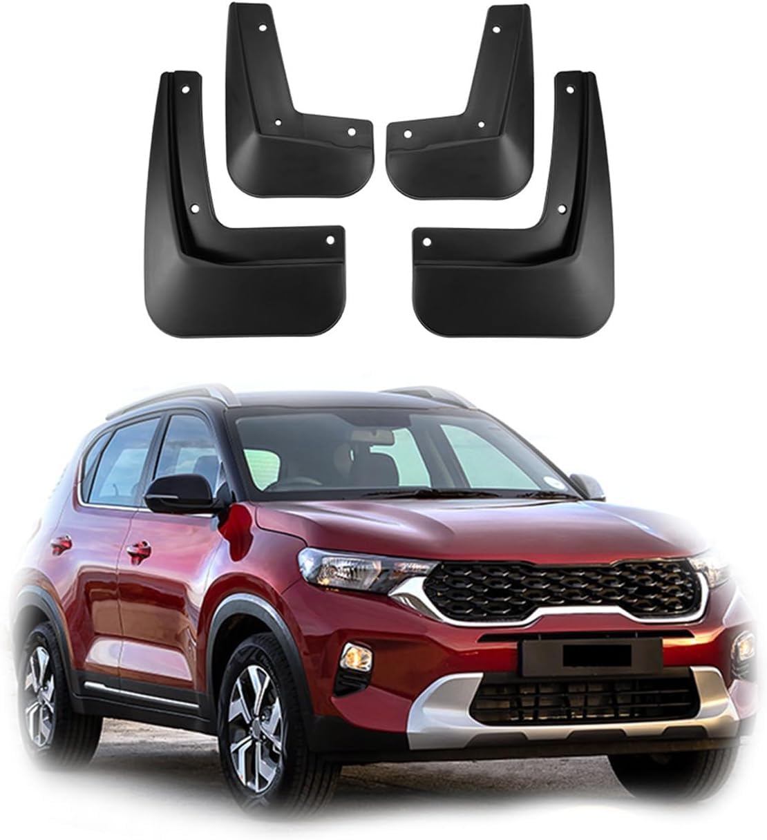 PLKASHUC Mud Flaps Car Mudguards for KIA Sonet 2020-2023.