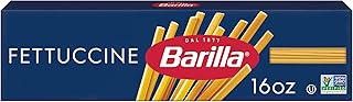 Barilla Fettuccine Pasta, 16 oz. Box - Non-GMO, Made with Durum Wheat Semolina - Kosher Certified