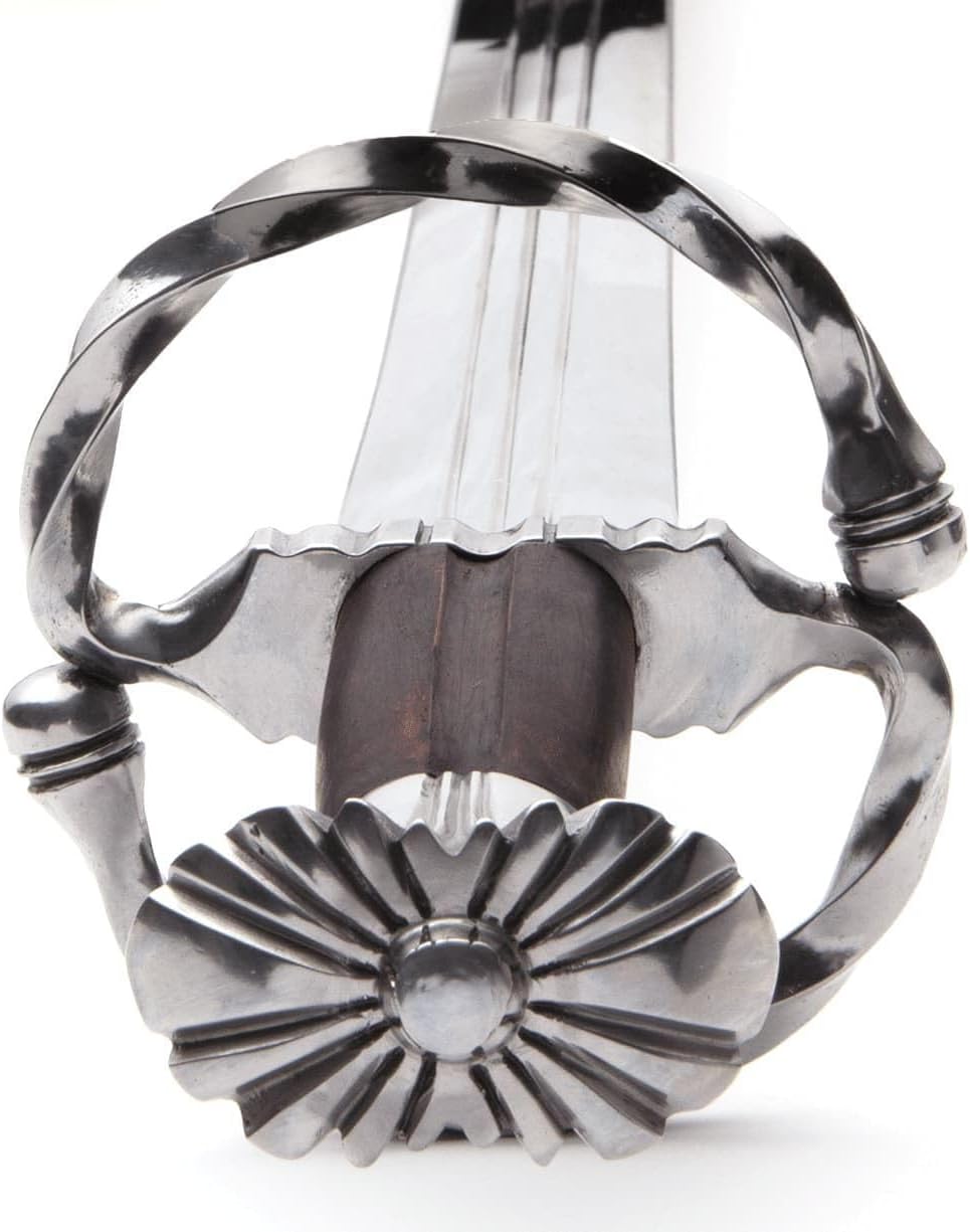 Landsknecht Katzbalger Sword – Authentic Renaissance Replica with 1075 High Carbon Steel Blade, Leather Scabbard for Reenactment & Cosplay