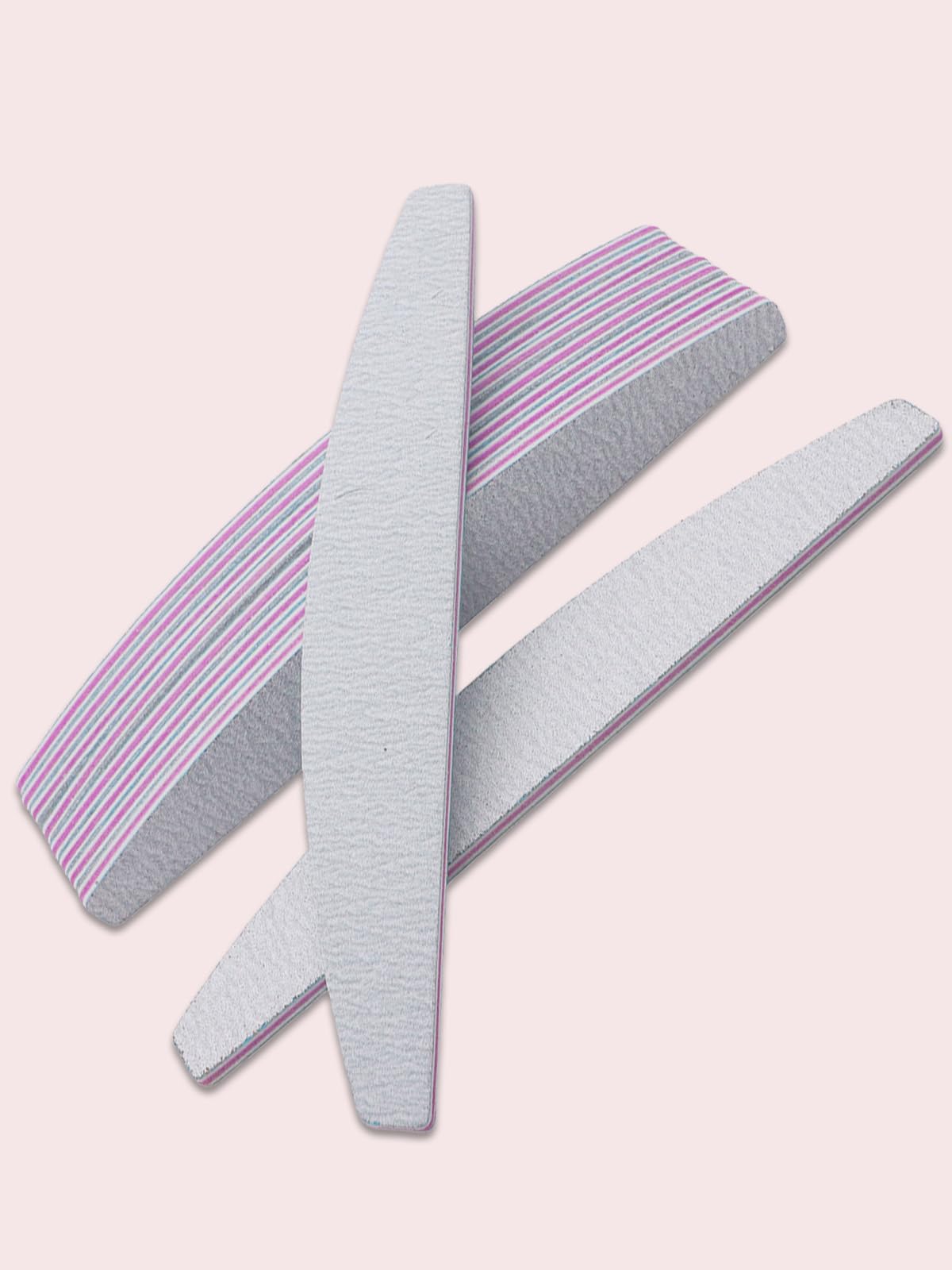 10pc Nail File Manicure Tools Kit 100 180 Grit Emery Board Nail Files Acrylic Nails Tools Double Sided