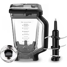 Replacement Parts Compatible with Ninja Blender - 72oz XL Replacement Pitcher with Lid and 6-Blade for Ninja BL660 BL770 BL771 BL773 BL740 BL780 Vaso de Licuadora Ninja Blender Cups Replacement