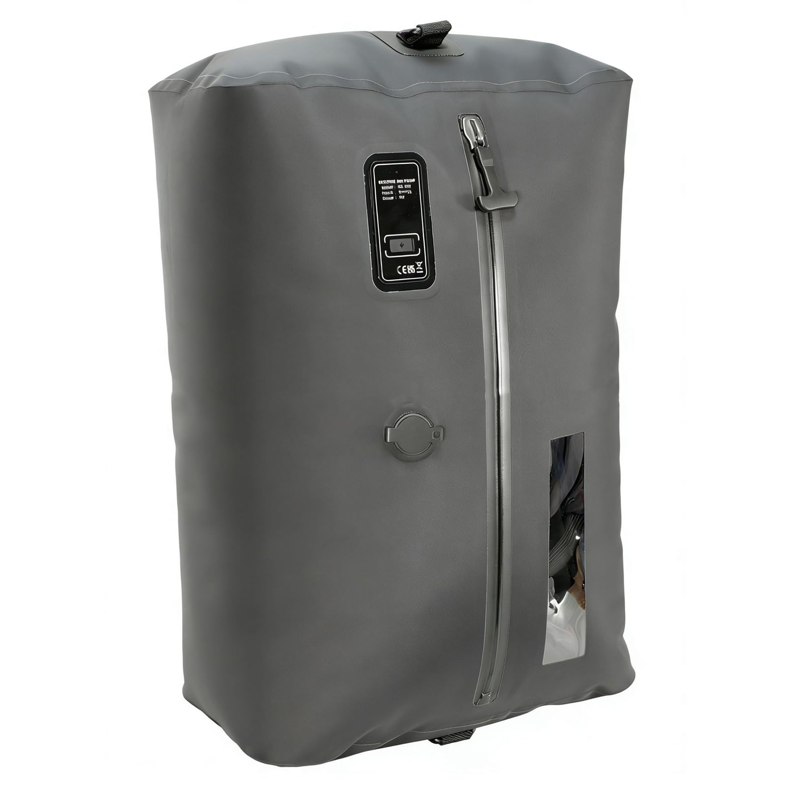 Bolsa de compresión sellada visible que incluye herramienta manual para una gestión eficaz del espacio del armario, bolsas de almacenamiento de ropa de cama