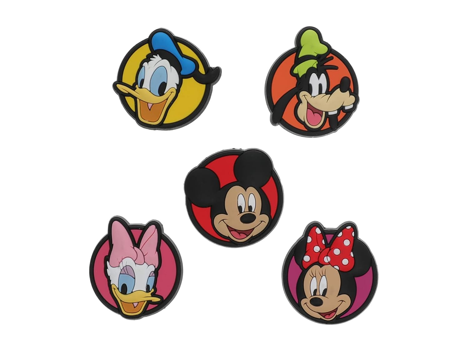 crocs Unisex's Disney Charms 5Packs Jibbitz for Multicolor Shoe