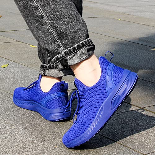 Image of Feethit Mens Slip On Walking Shoes Blade Tennis Shoes Non Slip Running Shoes Lightweight Workout Shoes Breathable Mesh Fashion Sneakers