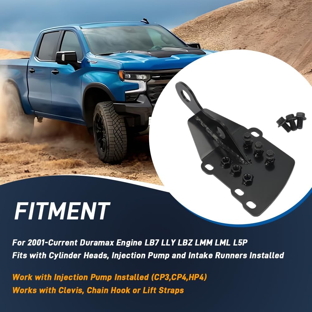 For Duramax LB7 LLY LBZ LMM LML L5P Engine Lift Plate