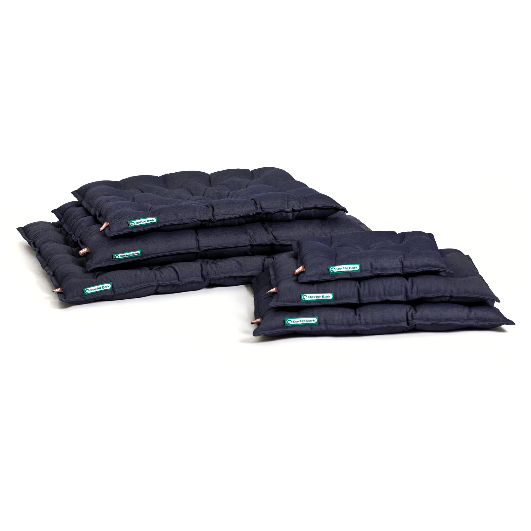 Doctor Bark Coussin pour Chien Urban - Lit orthopédique pour Chiens de Grande Taille - Matelas Robuste pour Chien intérieur/extérieur - Fabriqué en Allemagne (XL - 90x70 cm, Bleu Royal)