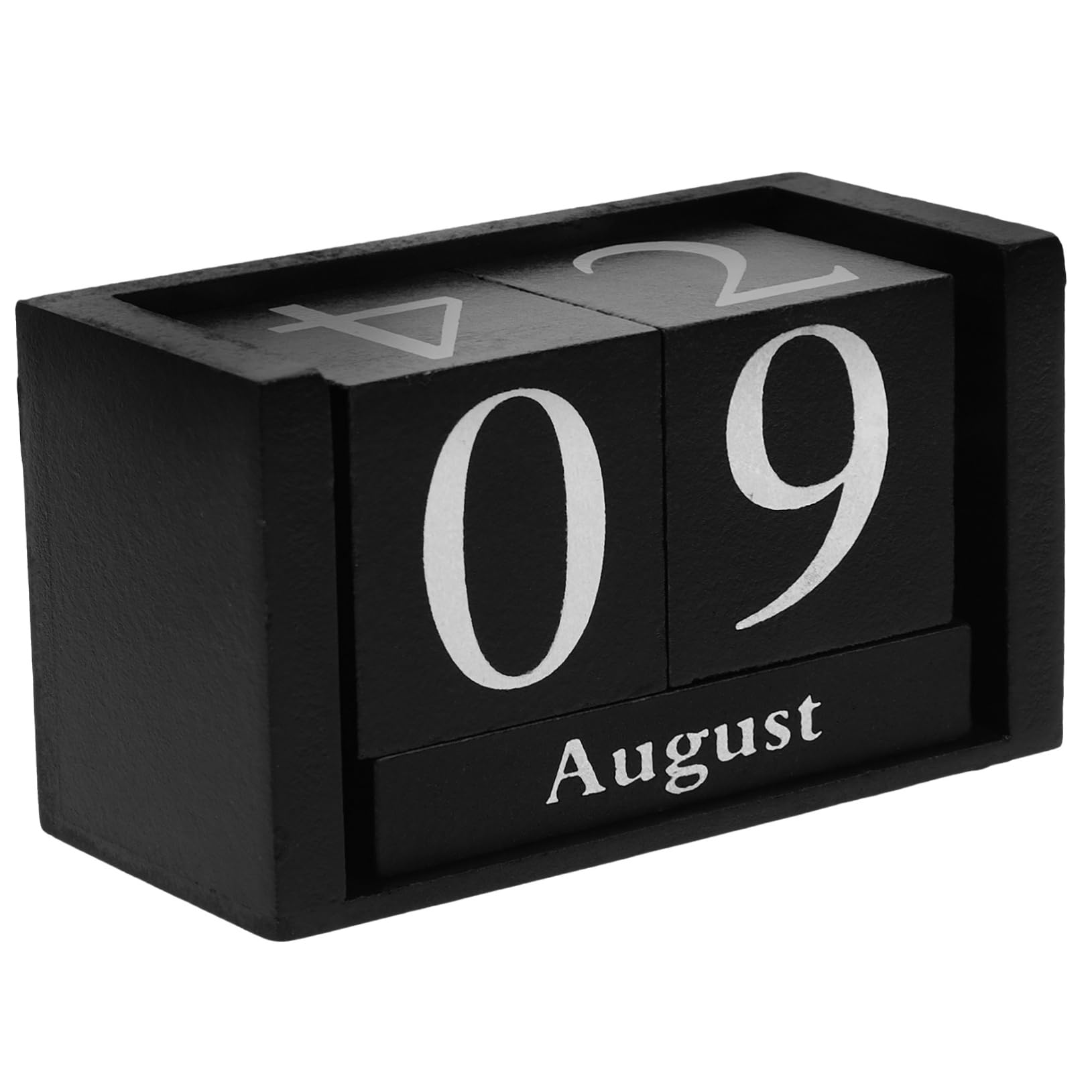 Operitacx 5st Kalender Aus Holzblöcken Stehender Kalender Eleganter Tisch Für Den Täglichen Gebrauch Eleganter Block Hölzern Einfach Büro Kleiner