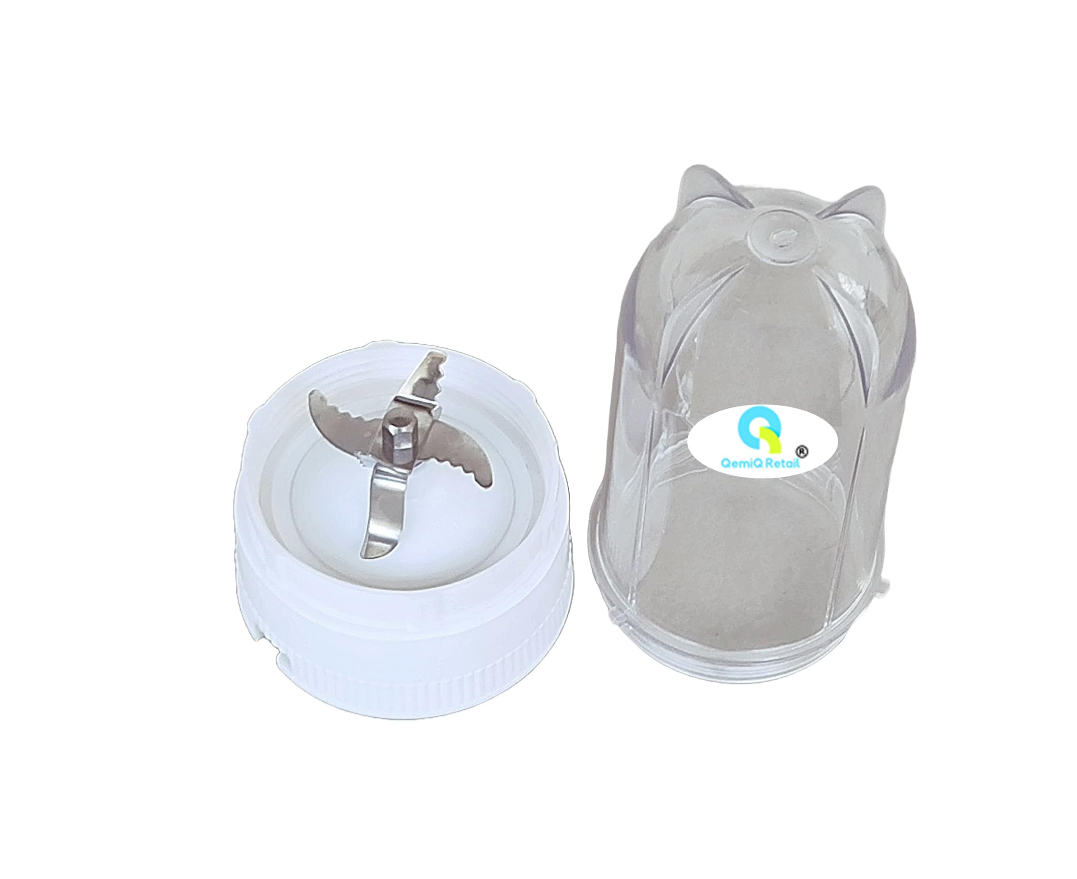 QemiQ Retail®-"Juicer Bullet Jar" Suitable for-Juicer Mixer Grinder "JMG"- juicer Brands"Bajaj,/Maharaja/USHA/Pigeon/KENSTAR/Orient/INALSAA/Singer/RICO Models (500ml).-image-45