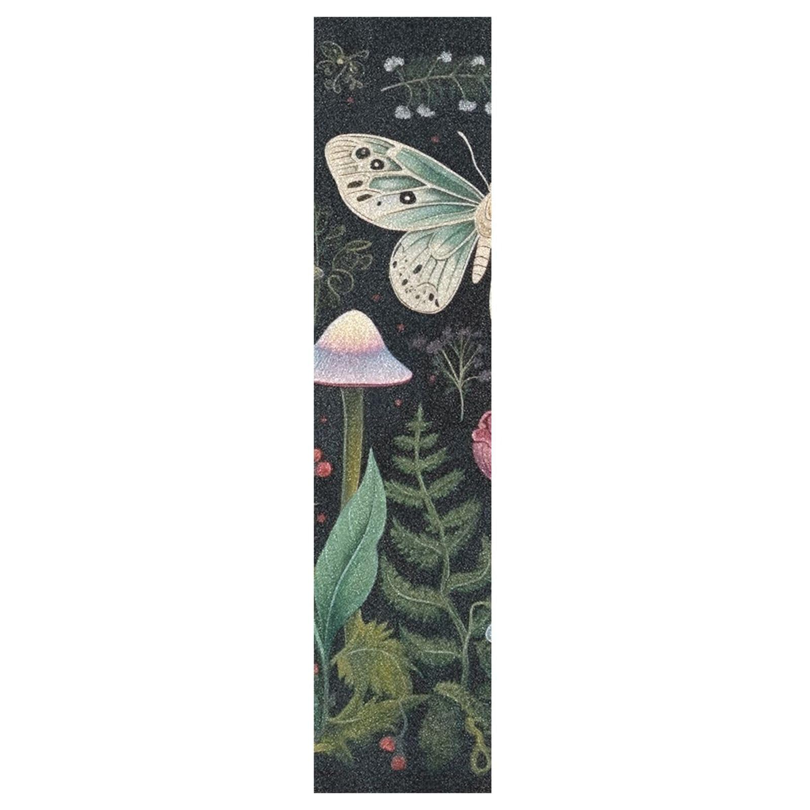 Wassud Mushrooms and Butterflies Skateboard Grip Tape Sheet 44