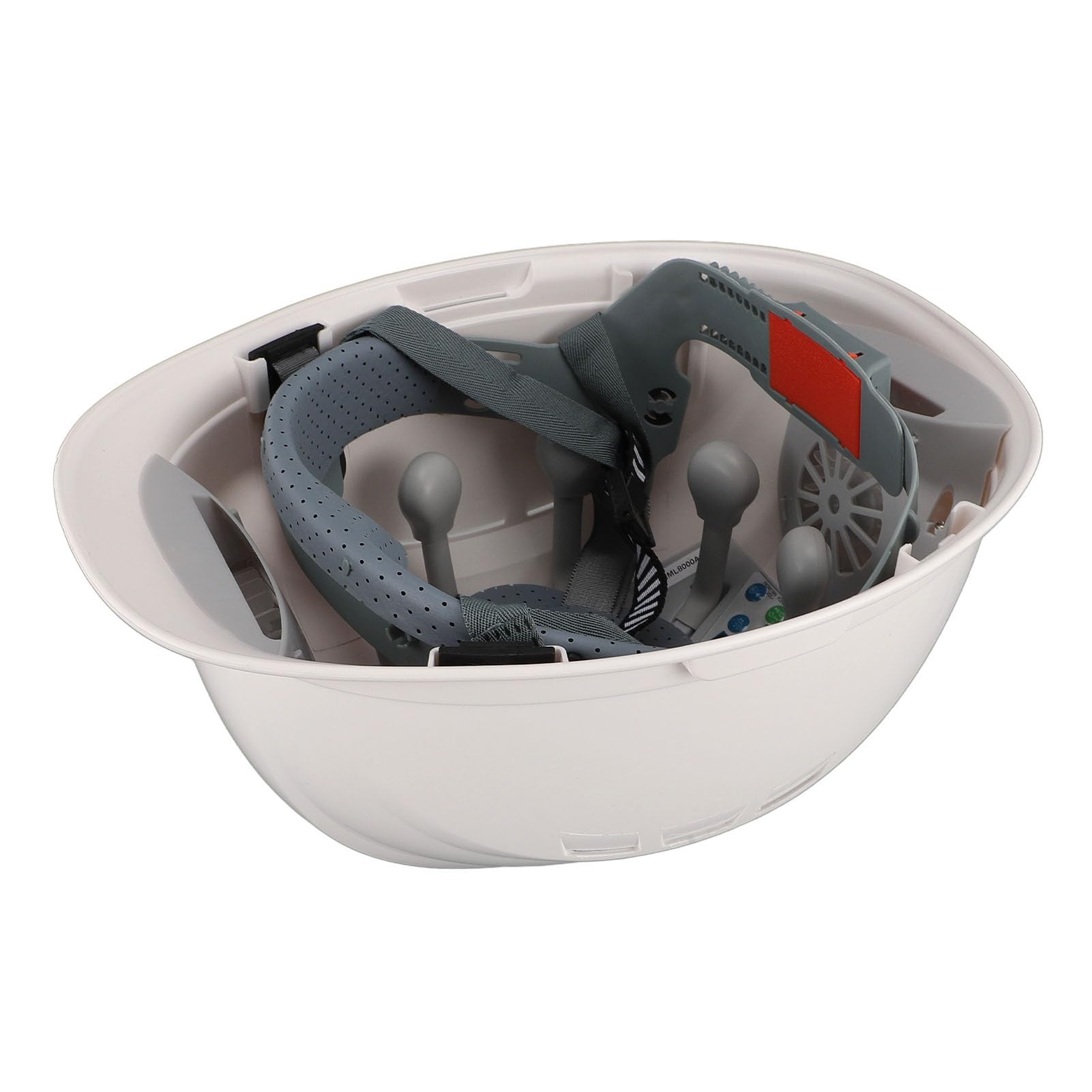 Casco de Seguridad Industrial Impermeable, Ventilador Doble, 8000 MAh, para Trabajador de la Construcción