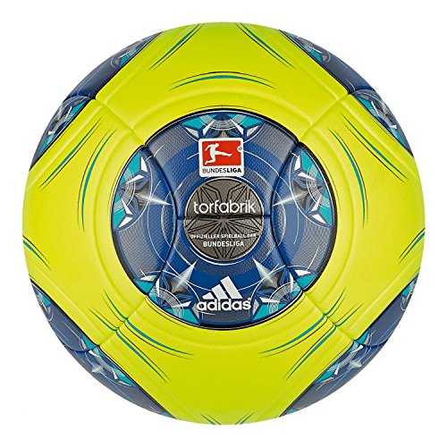 adidas Herren Fußball Torfabrik OMB Winterball, Gelb/Blau, 5
