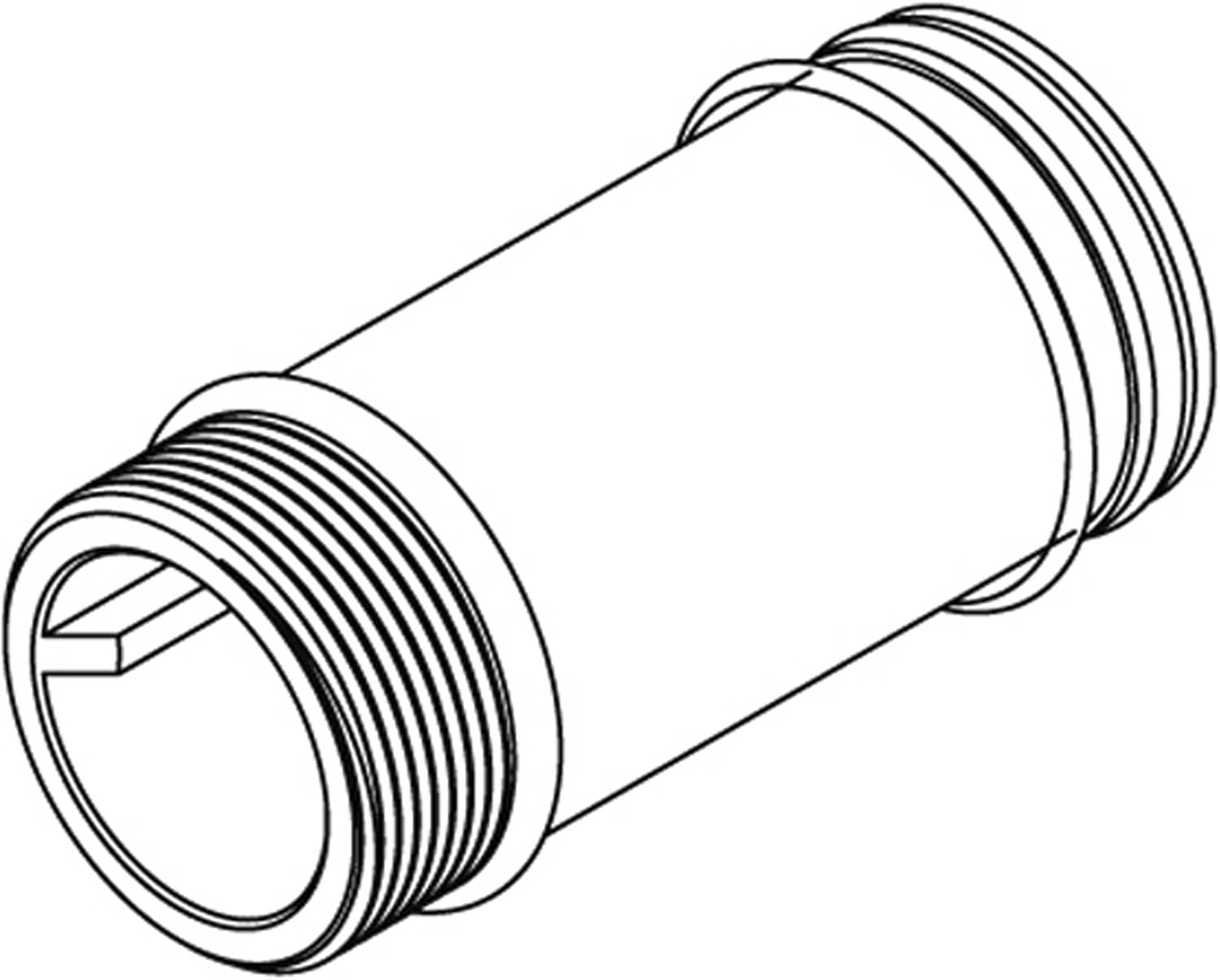 Moen 104512 Commercial 5" Sloan-Moen Style Supply Extension Nipple