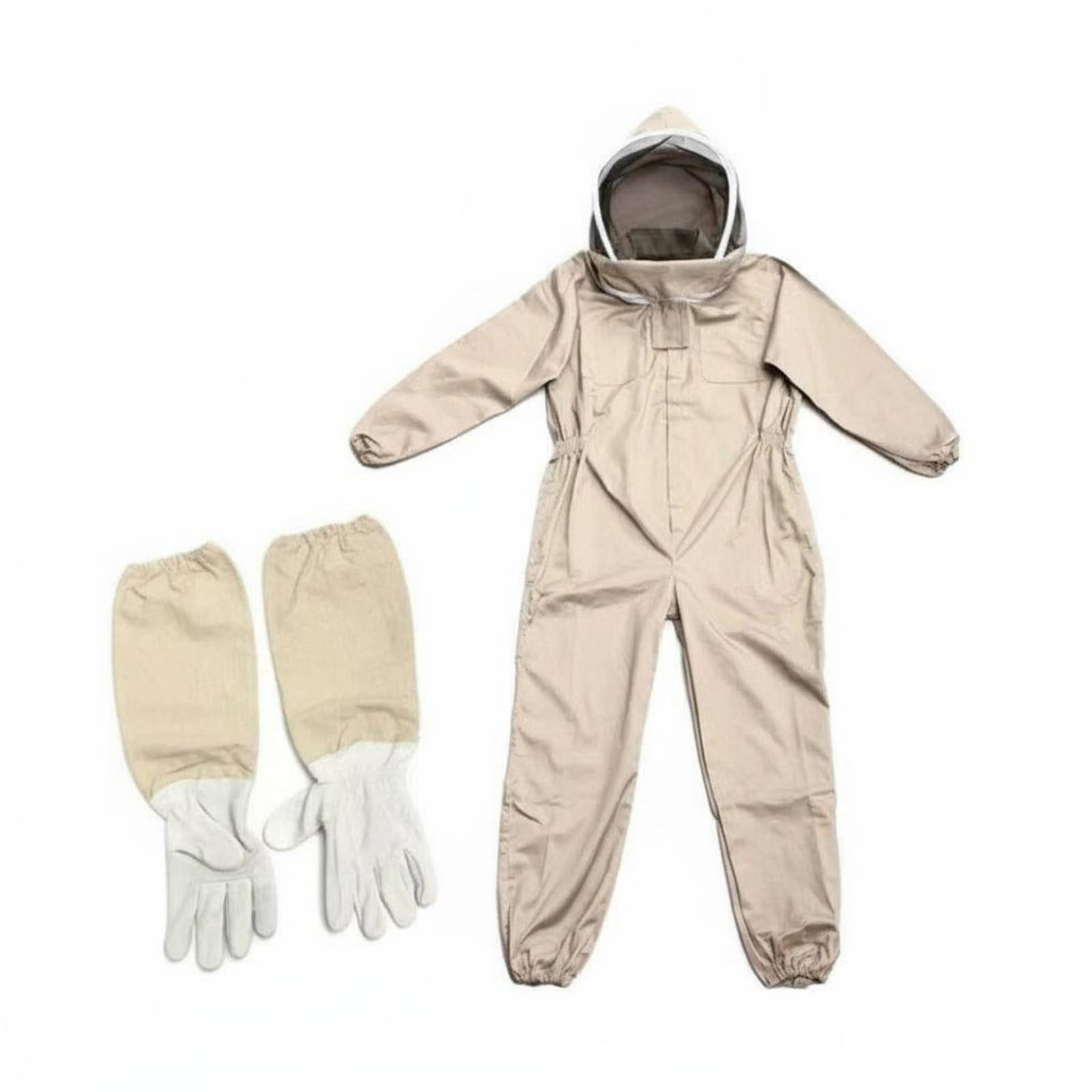 kowaku Beekeeper Suit Traje de Apicultor Mono Velo Protector Diseño Profesional en Color Neutro Que y Brinda Adecuado para