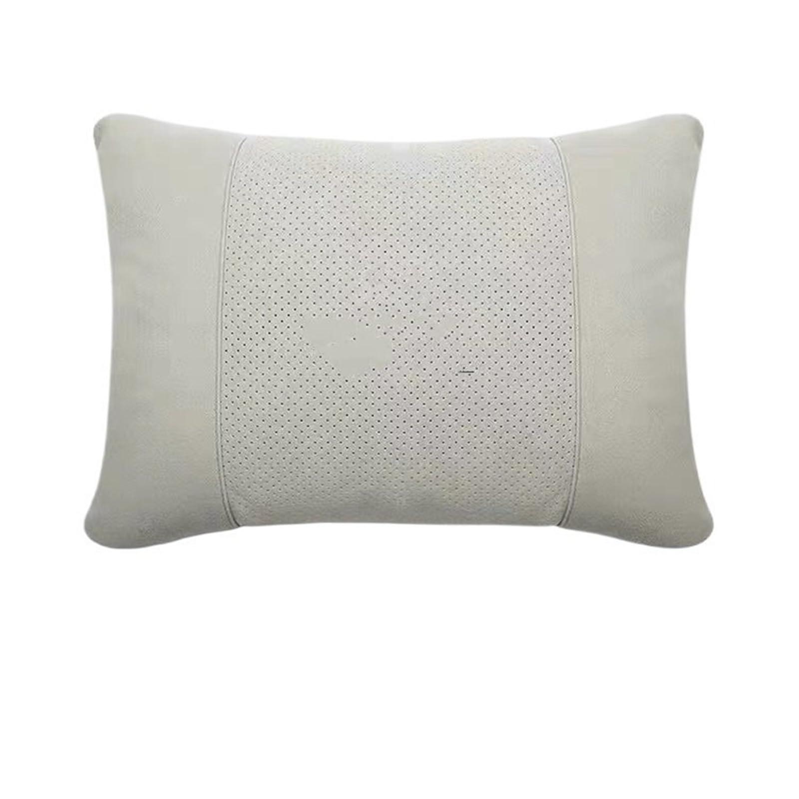ATUMY Car Seat Pillow Fit For Tesla Model 3 Model S Car Headrest Neck Support Seat Lumbar Cushion Soft Neck Pillow Car Headrest(Beige)