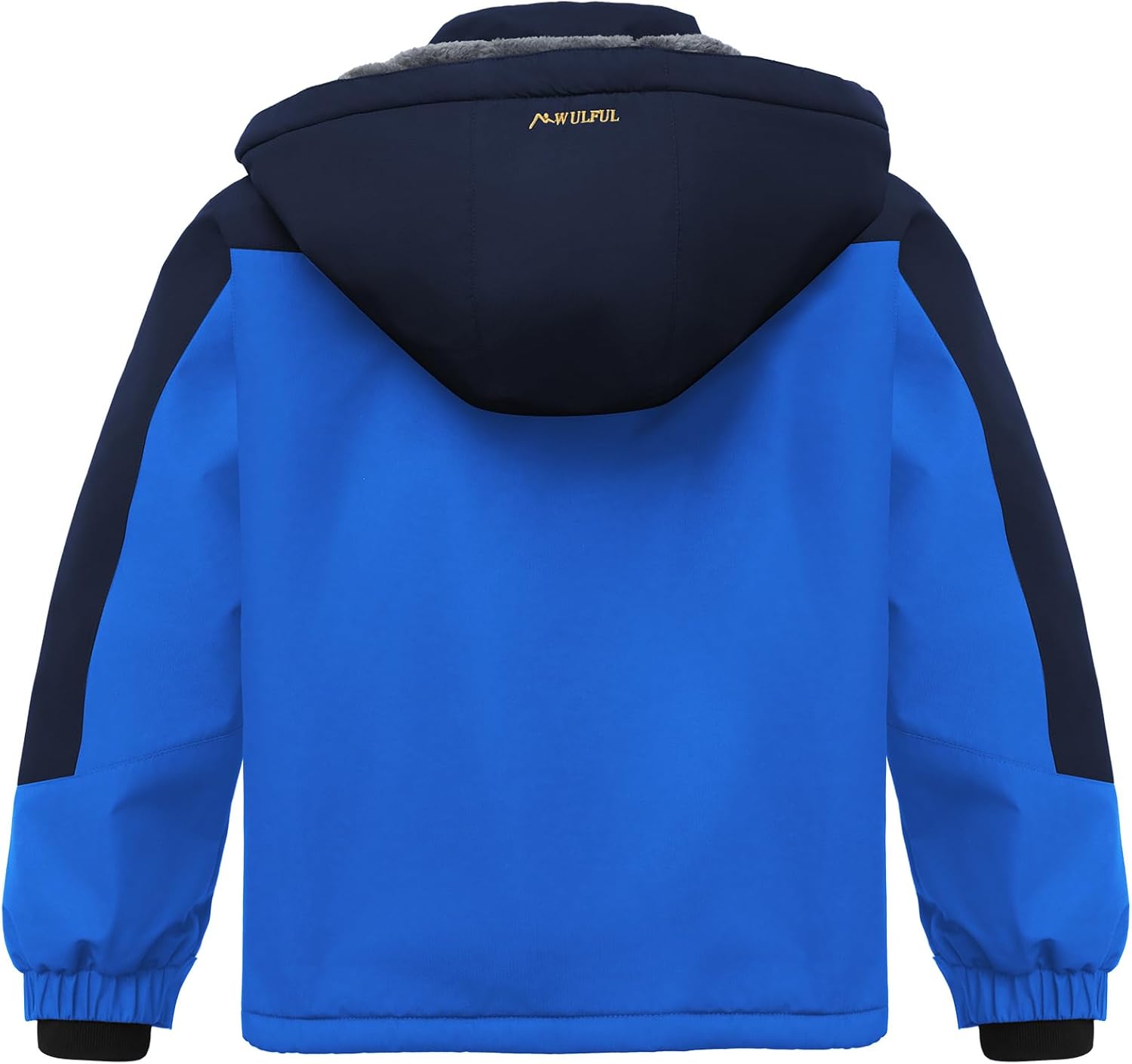 WULFUL Boy's Waterproof Ski Jackets Warm Fleece Lined Hooded Winter Snow Coat - Image 4