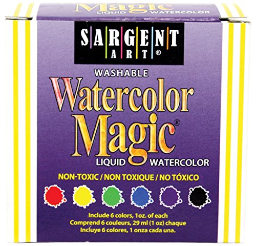 Sargent Art 22-6022 6-Count 1-Ounce Watercolor Magic Kit