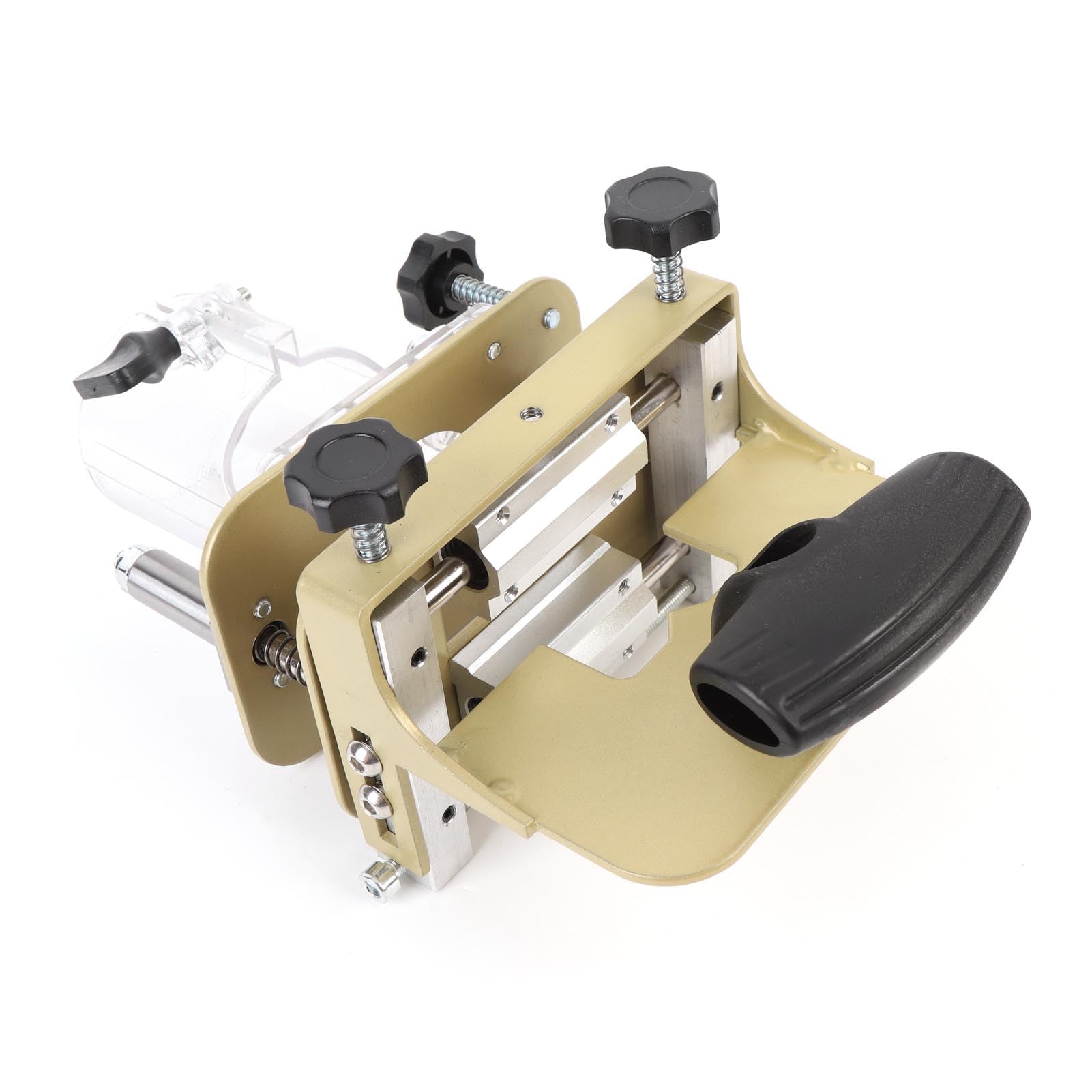 Localizzatore di scanalature per router per legno, resistente lega di alluminio, staffa di fissaggio 2 in 1, per progetti di lavorazione del legno, 10,4 pollici