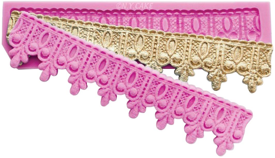 Elizabeth Lace Silicone Mold, Fondant, Gumpaste, Chocolate