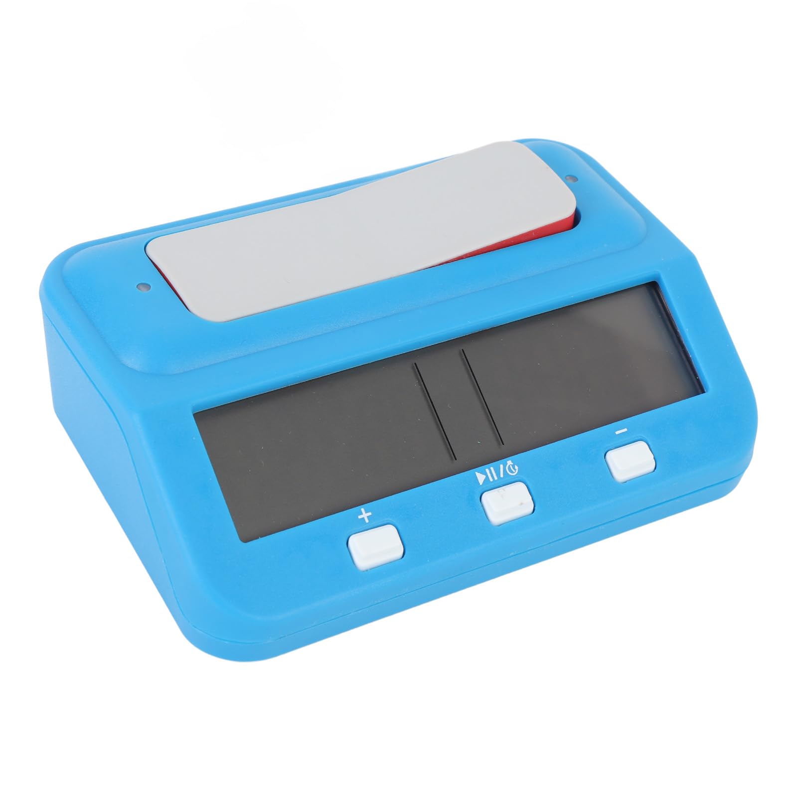 Chess Timer, Digital Chess Timer LCD Display Count Down Up Reward Delayed Time for Competitions (Black) (Blue)