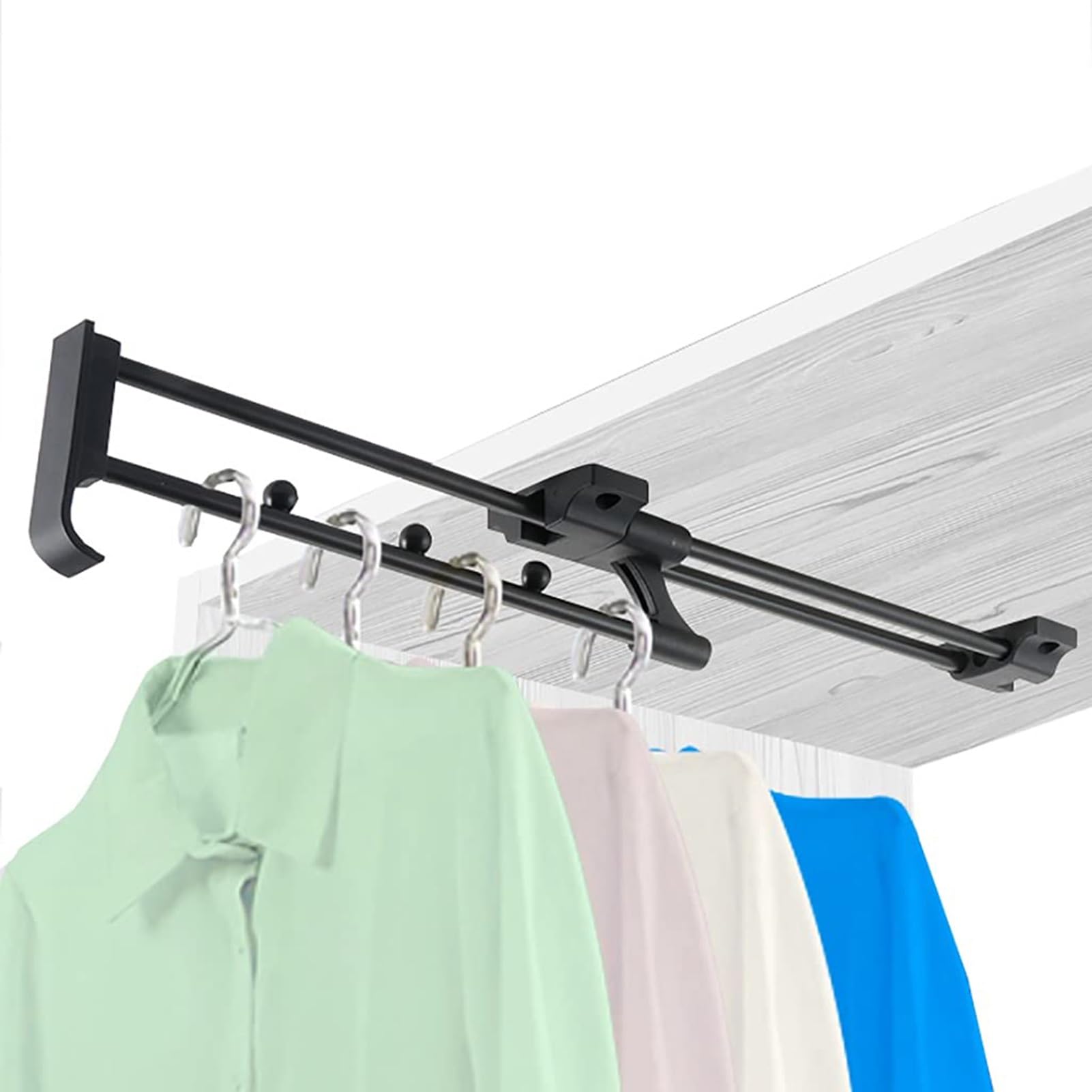 Penderie coulissante de 40 cm pour optimiser un placard de vêtements étroit