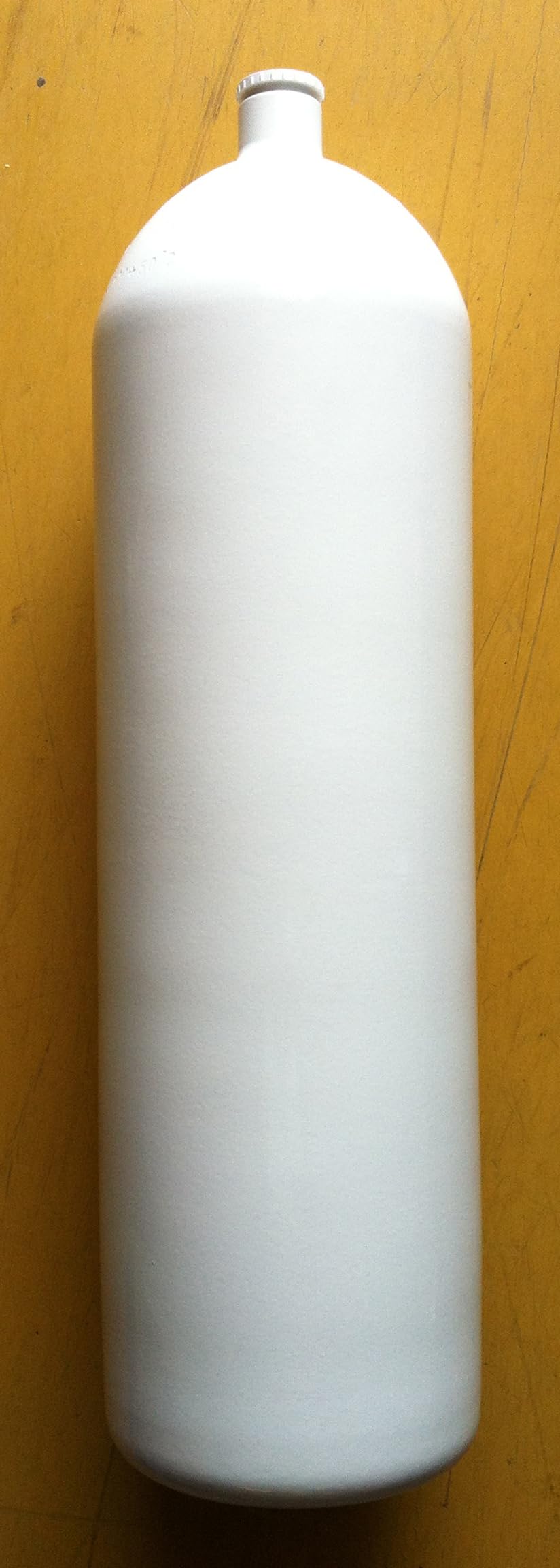 Bottiglia in acciaio per immersioni, 4 litri, 200 bar, diametro 114 mm, senza valvola