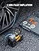 AstroAI Tire Inflator Portable Air Compressor (Up to 150 PSI) Tire Pump for Car 12V DC Digital Air Pump with 12 LEDs Super Bright Light for Bicycle, Motorcycle, Automotive Car Accessories