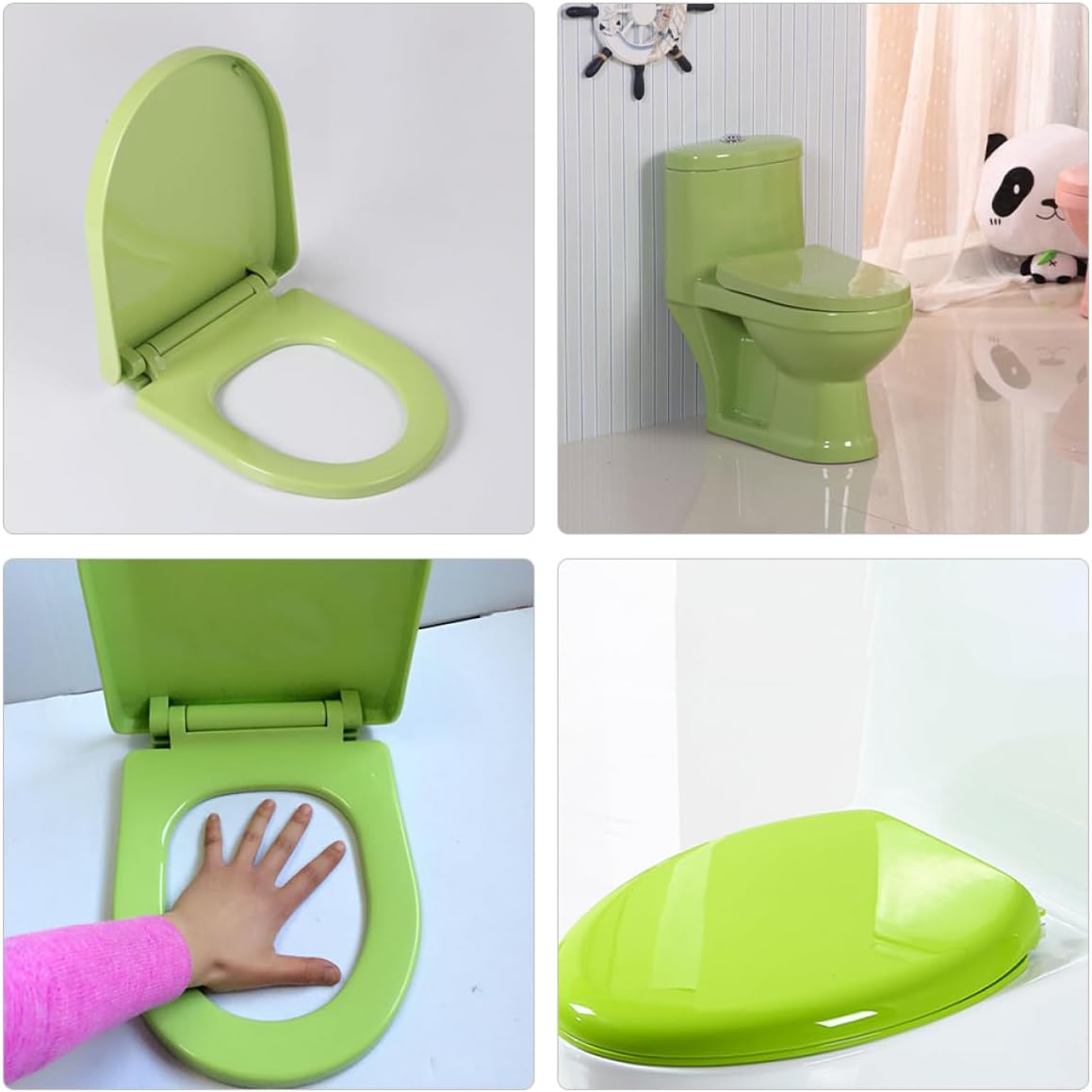Garneck Boy Girl Toilet Training Seat Cover Recyclable Potty Seat for Travel Design Washable and Reusable Safe for Boys and Girls for Boys and Girls