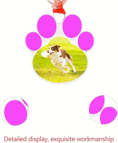 Miniatura 10 de Adornos para árbol de Navidad, decoración del hogar, regalo de Navidad, regalo de Navidad, decoración colgante con lata insertar fotos (regalo)