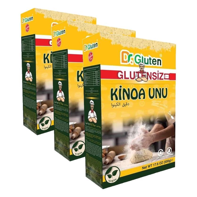 Dr. Gluten Glutensiz Kinoa Unu (3 paketi)