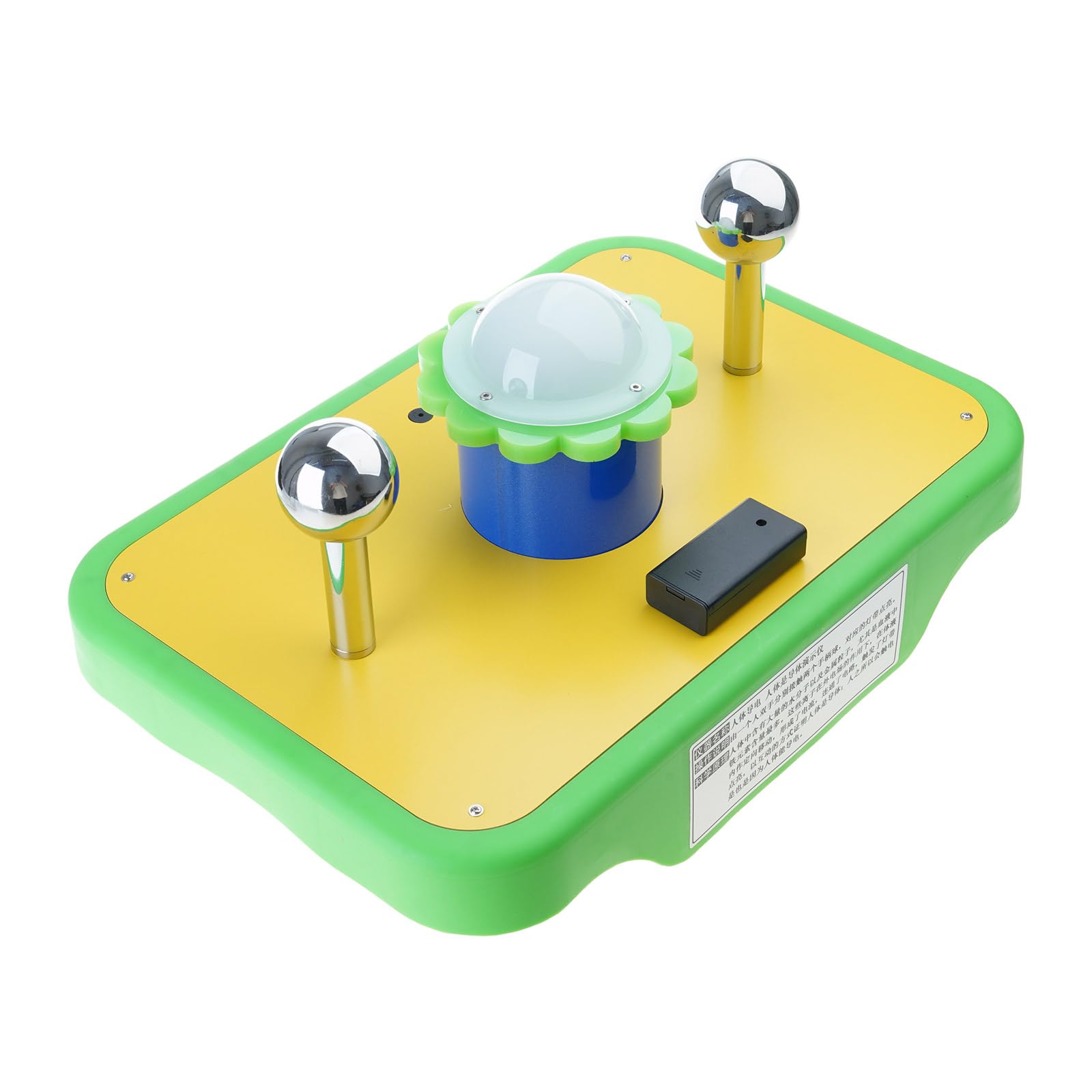 Appareil d'expérimentation conductrice, instrument d'expérimentation d'électricité pour démontrer la conductivité du corps humain, boule conductrice