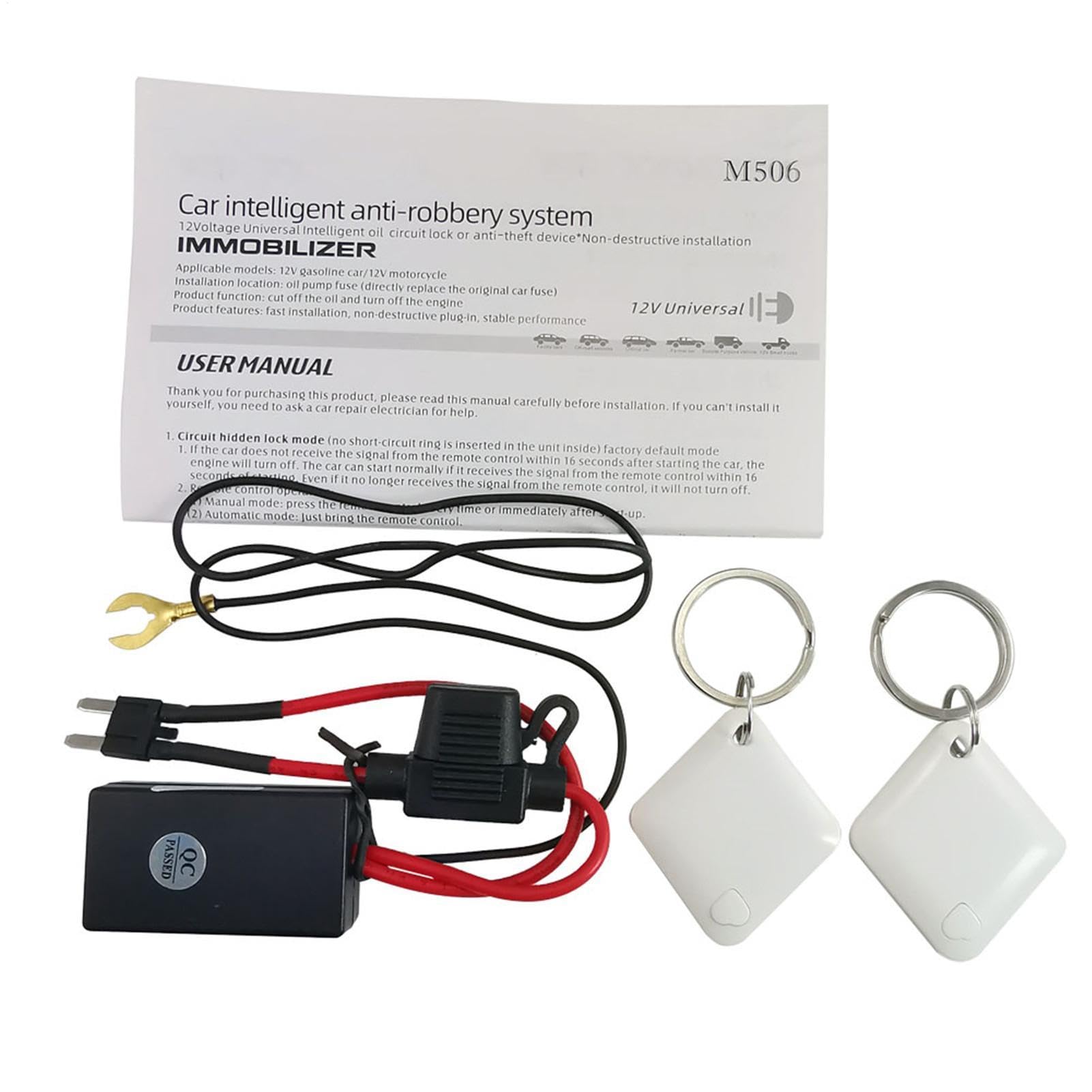 de inmovilización de automóviles - Antirrobo electrónico, antirrobo