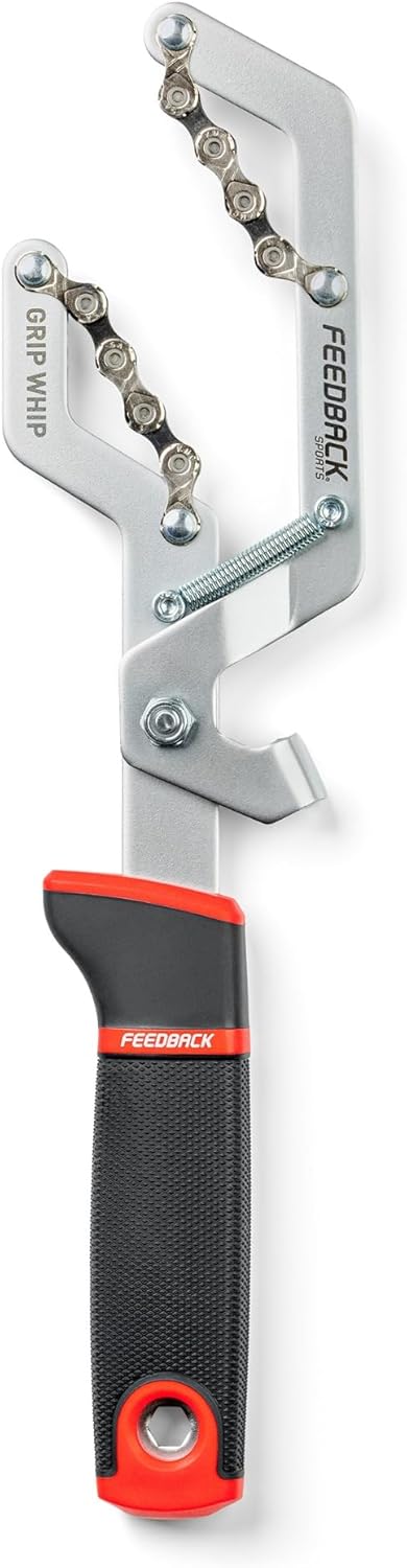 FEEDBACK SPORTS | Grip Whip Bike Cassette Removal Tool | Fits All 5-13 Speed Cogsets (SRAM, Shimano, Campagnolo) | For Bicycle Maintenance & Repair