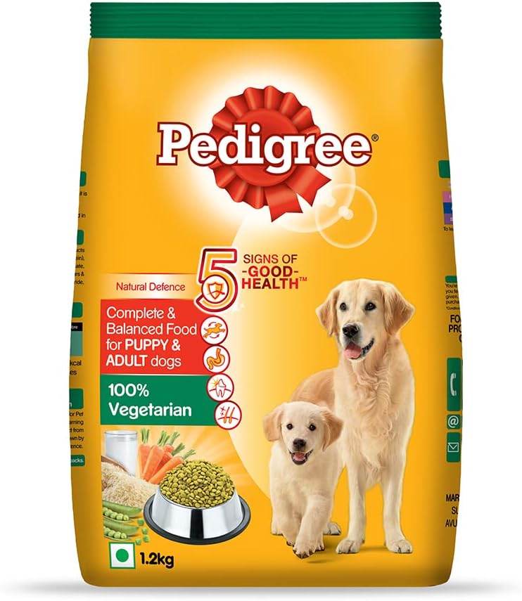 Adult Dry Dog Food- Vegetable, 1.2kg Pack