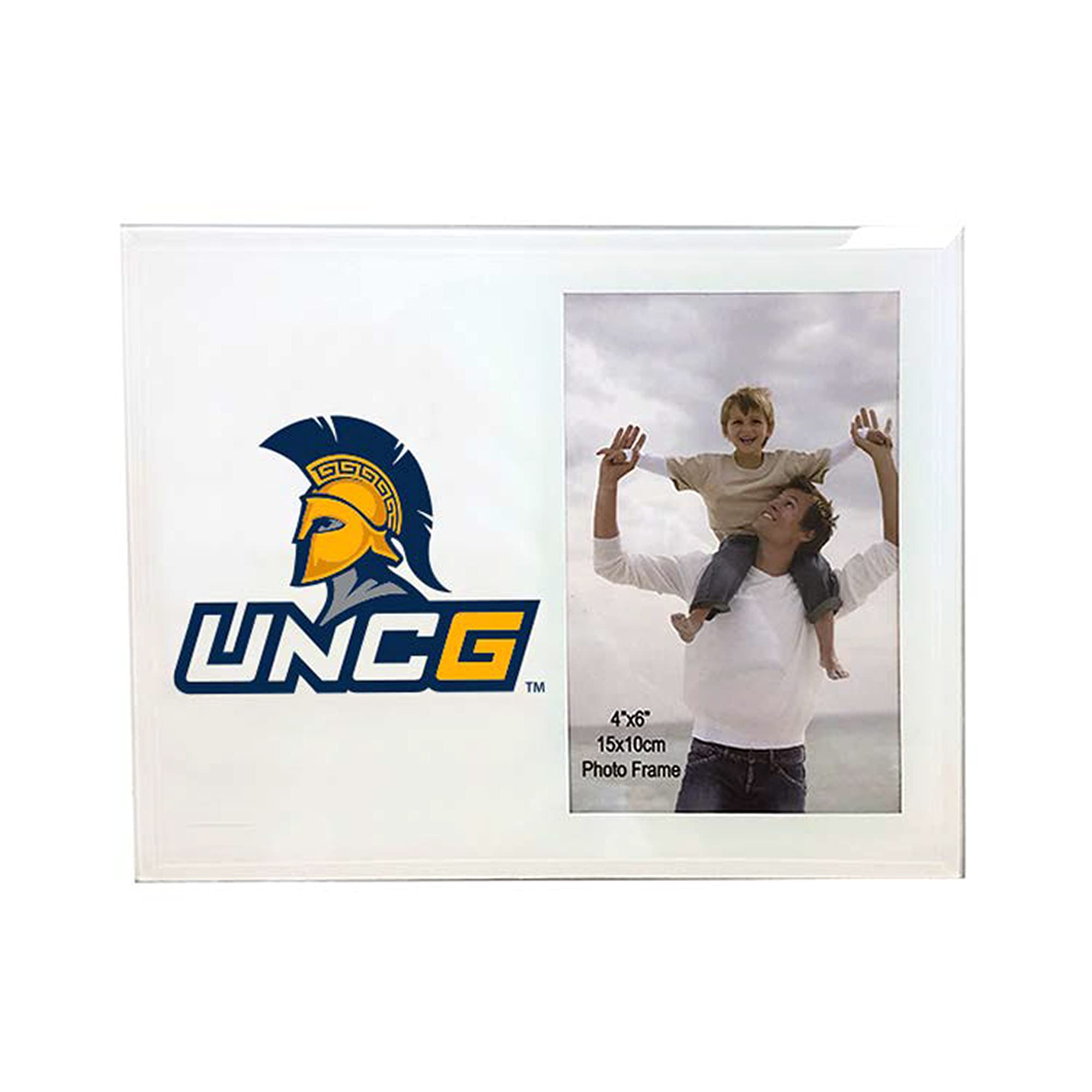 The Fanatic Group UNC Greensboro Spartans 4 x 6 Glass Photo Frame