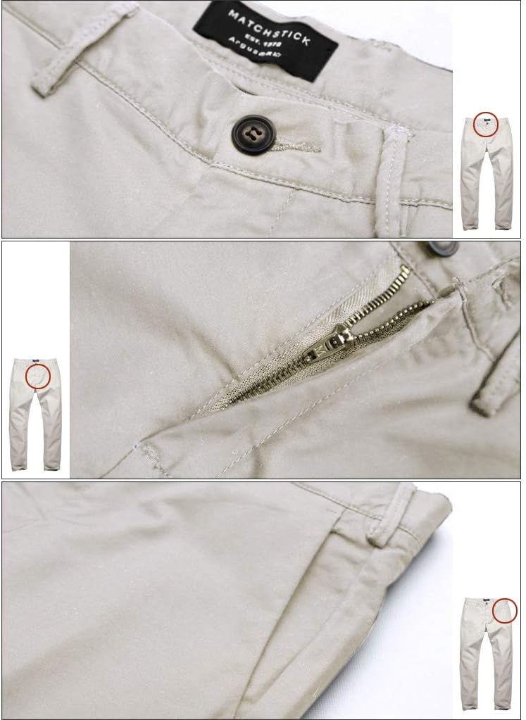 Match Men's Slim Tapered Casual Pants #8105 - Image 4