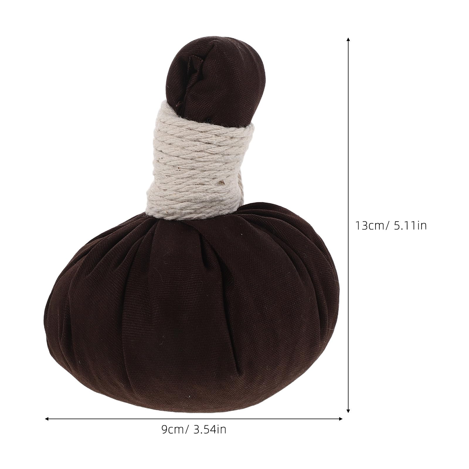 Ciieeo 2 Piezas Bola Masajeadora para Músculos Bola de Hierbas Chinas de Algodón, Portátil, Soporte Aromático para Dormir, para Oficina y Spa