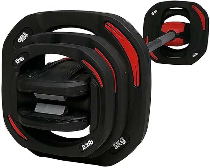 20KG Dumbbell Set Adjustable Barbell Set,Smart Bar Body Pump Weight