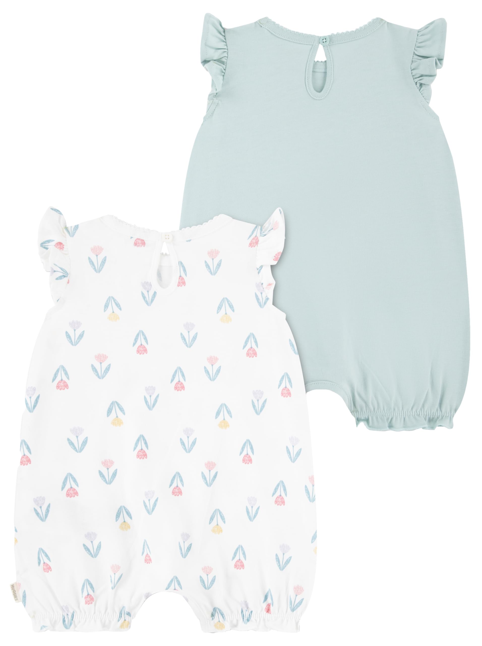HUGGIES Z3305 HUGGIES Paquete de 2 mamelucos Bebé-Niñas (Pack de 2)