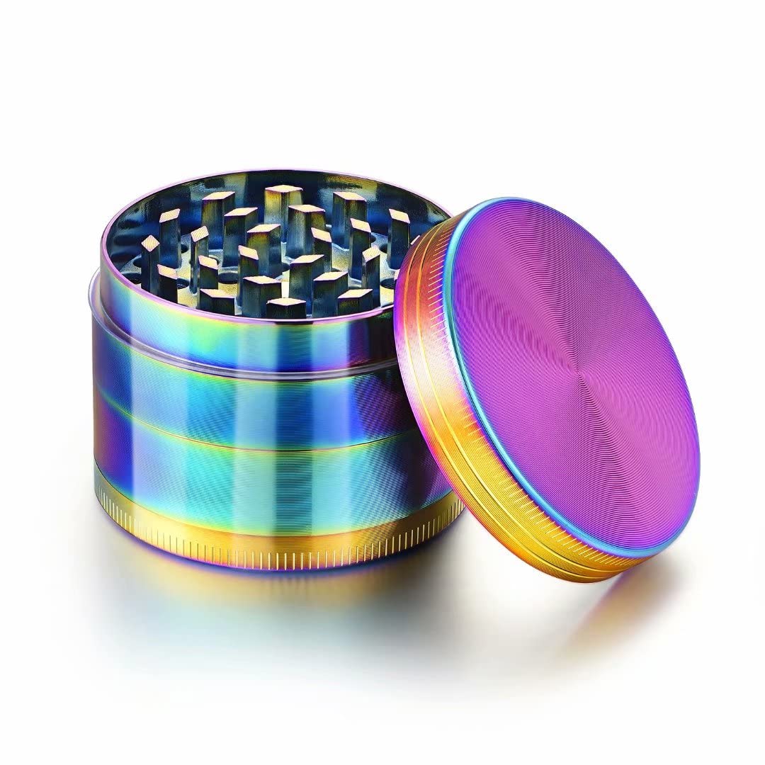 2 inch 4 Piece Grinder Grinder - Rainbow Color