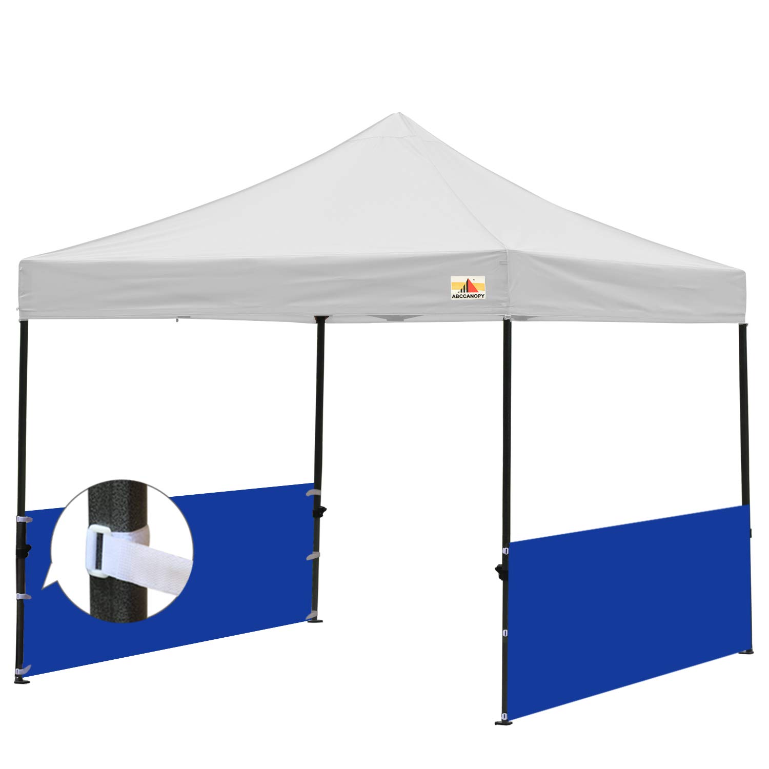 Demi-parois de tente pop-up bleu roi pour stand de marché
