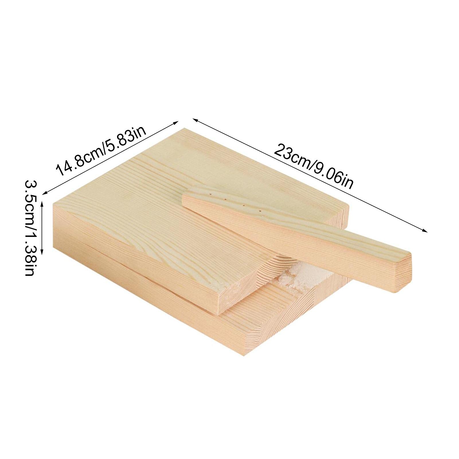 Amazon.co.jp: トルティーヤプレス トルティーヤメーカー 木製 矩形