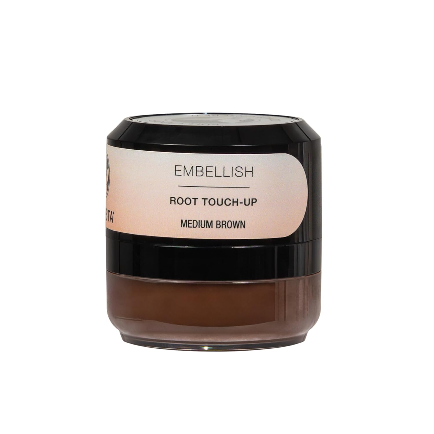 Calista Embellish Root Touch-Up, Temporary Gray Coverage & Thinning Concealer, Fibrous Formula for Fuller-Looking Hair, Water-Resistant, Medium Brown, 0.35 oz