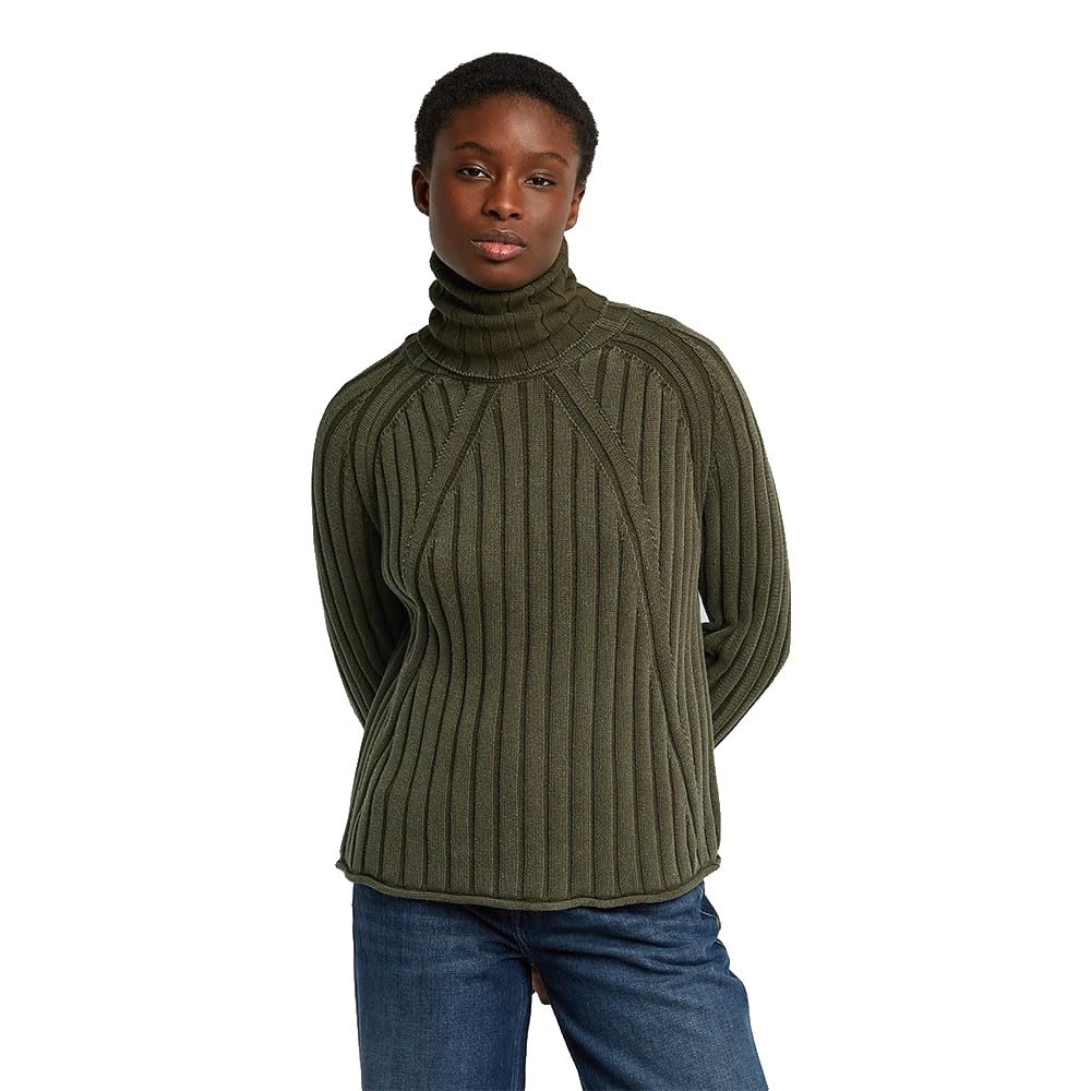 G-Star Washed Loose Turtle Knit Wmn Felpa Donna