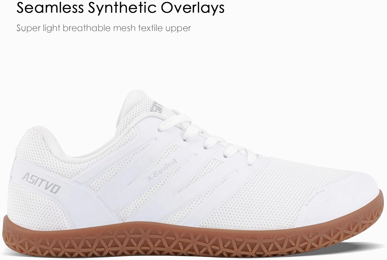 ASITVO Wide Men's Barefoot Zero Drop Sole Minimalist Width Toe Box Walking Shoes Sneakers TPU Toe No-Sew Upper - Image 4