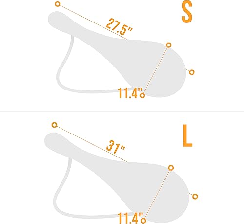 Vista 2 de Silfrae Cubierta de raqueta de tenis individual Bolsa de raqueta de tenis acolchada ligera Negro