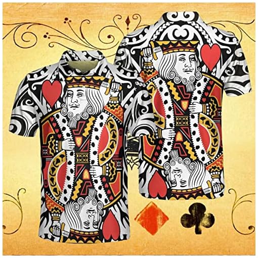King Of Hearts Short Sleeve Polo Shirt - Image 5