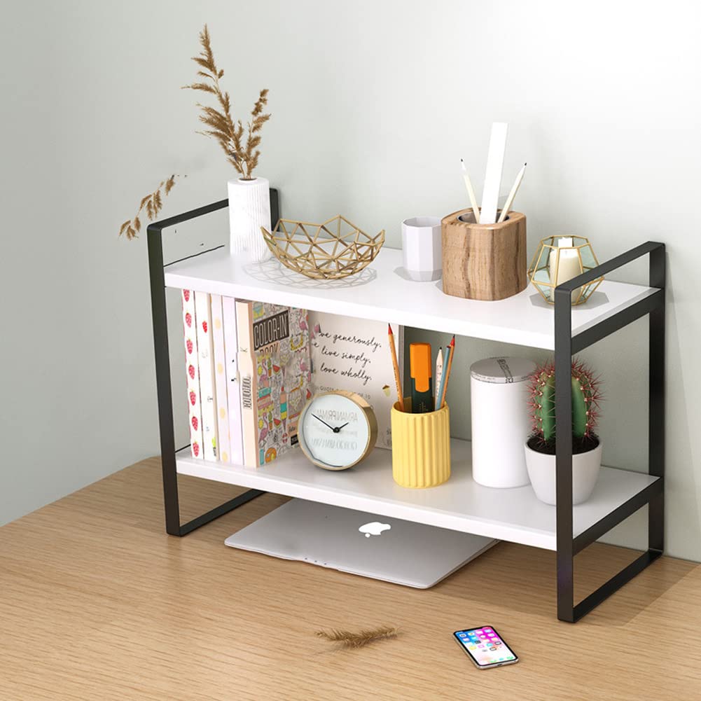 Petite étagère de bureau en bois pour ranger les pièces encombrées