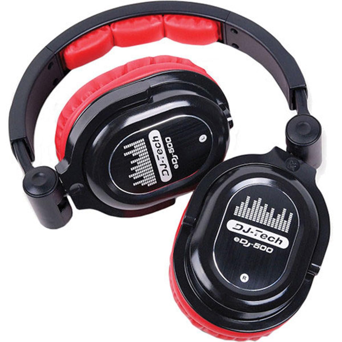 DJTECH EDJ500RED - Cuffie professionali per DJ
